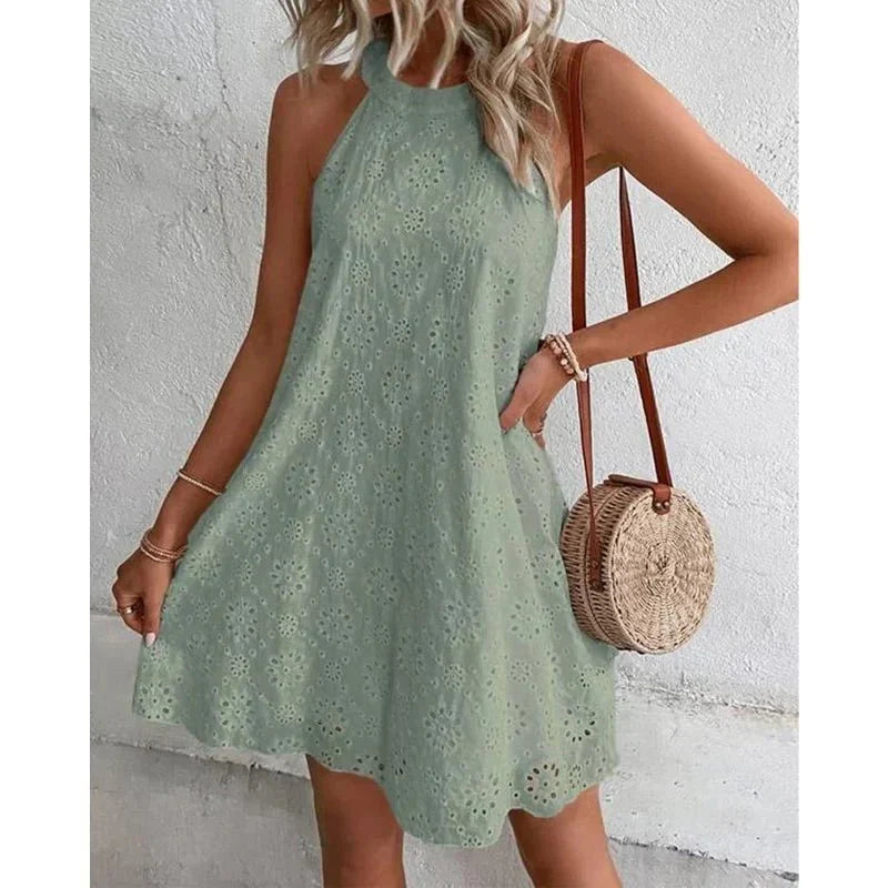GR | Lässig Mini Kleid Ärmellos