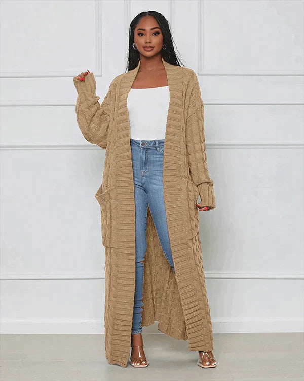 GR Cardigan | Stilvolle, trendige übergroße gestrickte Weste für Damen