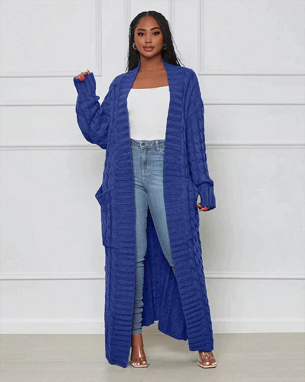 GR Cardigan | Stilvolle, trendige übergroße gestrickte Weste für Damen