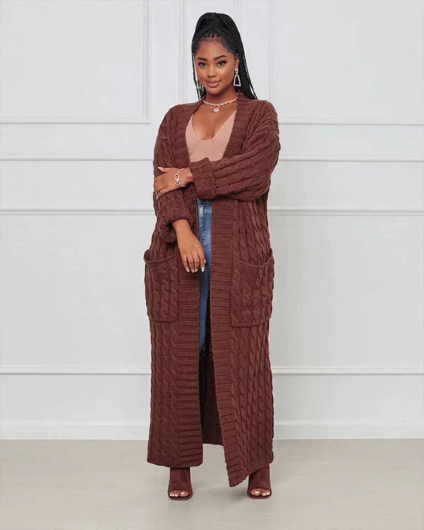 GR Cardigan | Stilvolle, trendige übergroße gestrickte Weste für Damen