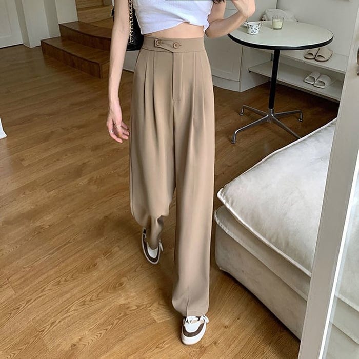 GR – Damen-Hose aus Seide mit weitem Bein – leicht, atmungsaktiv, knitterfrei, bequem und aus hochwertigem Stoff