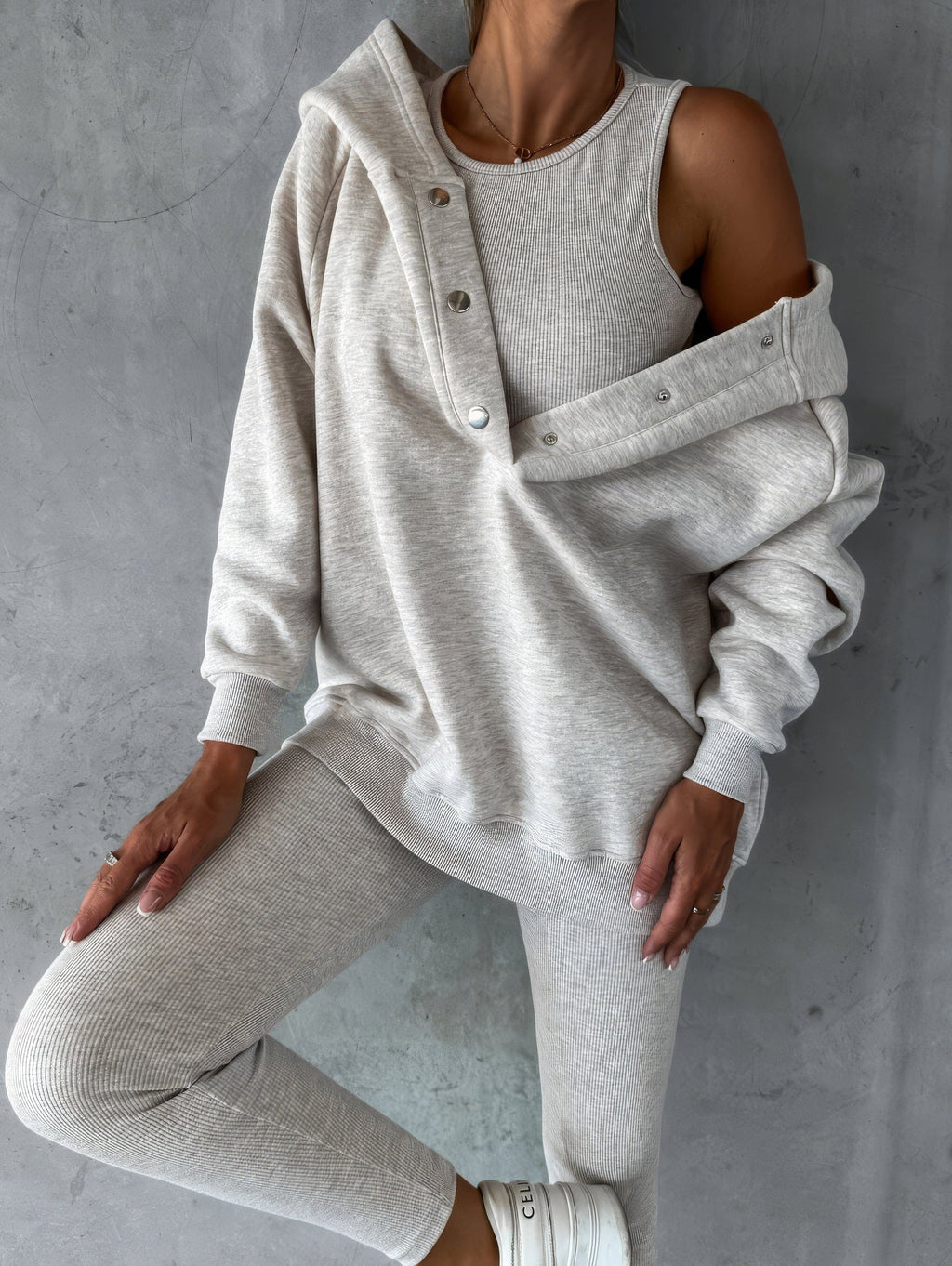 GR | 3-Piece Cozy Lounge Set for Women