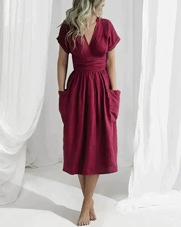 GR | Elegant linen dress