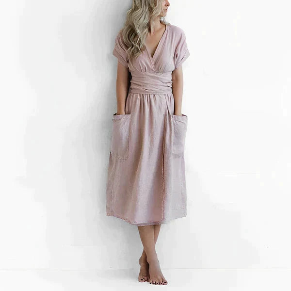 GR | Elegant linen dress