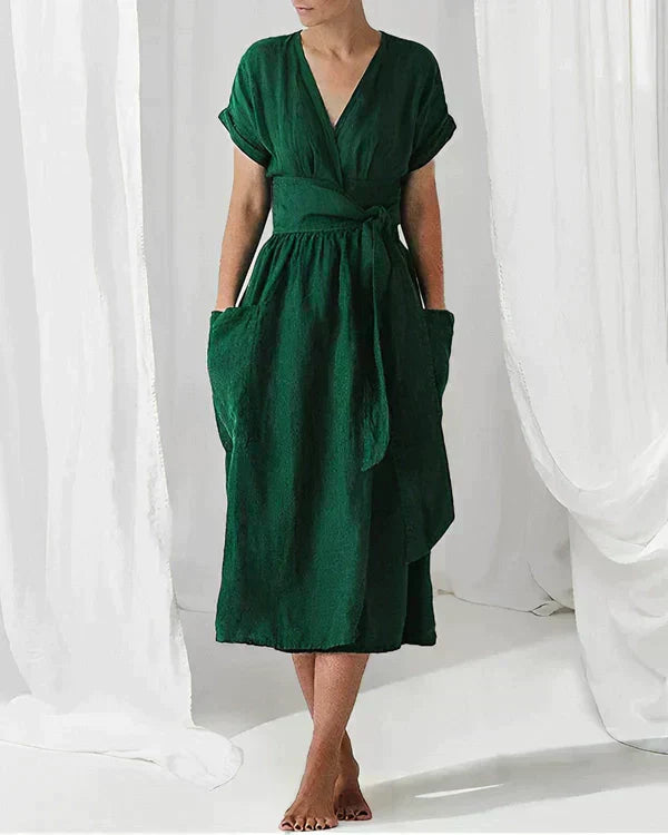 GR | Elegant linen dress