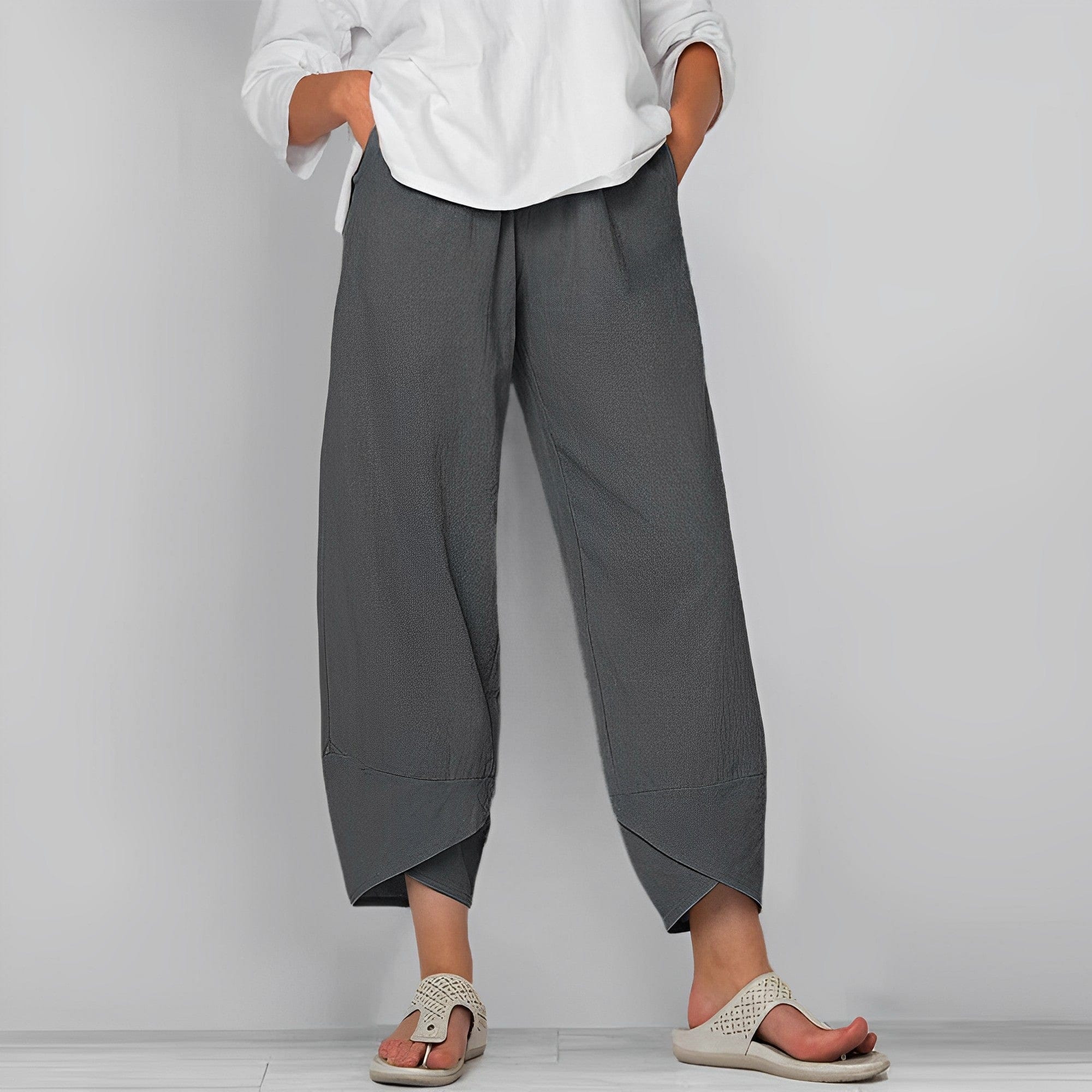 GR | Lässige Leinenhose Für Damen