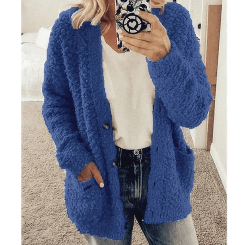 GR | Weicher Strickjacke Warmer Damenpullover Flauschiges Design