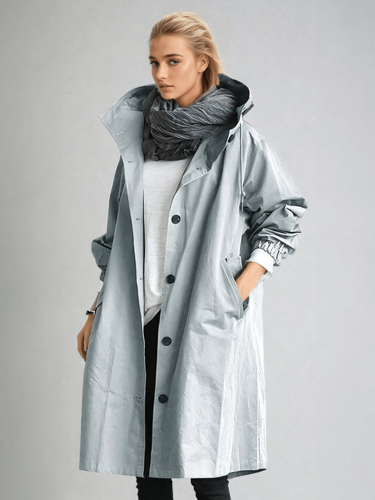 GR | Water-repellent trench coat