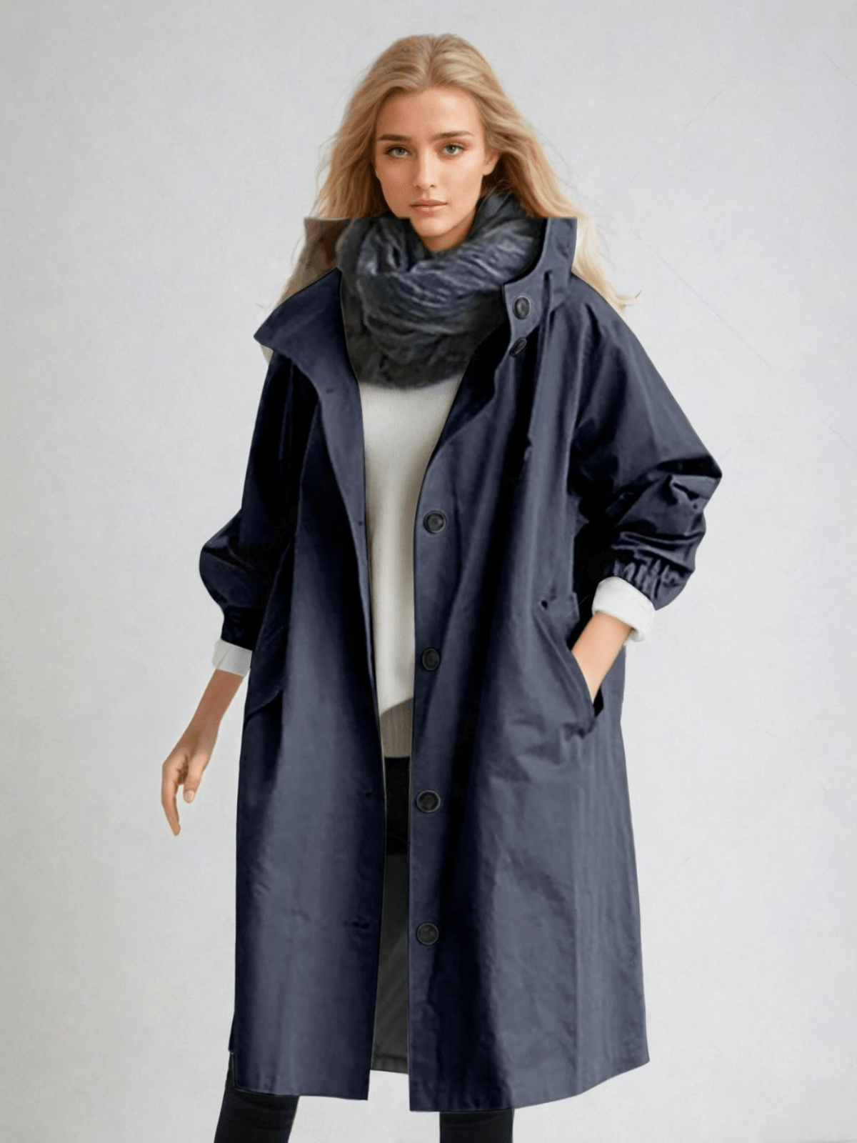 GR | Water-repellent trench coat