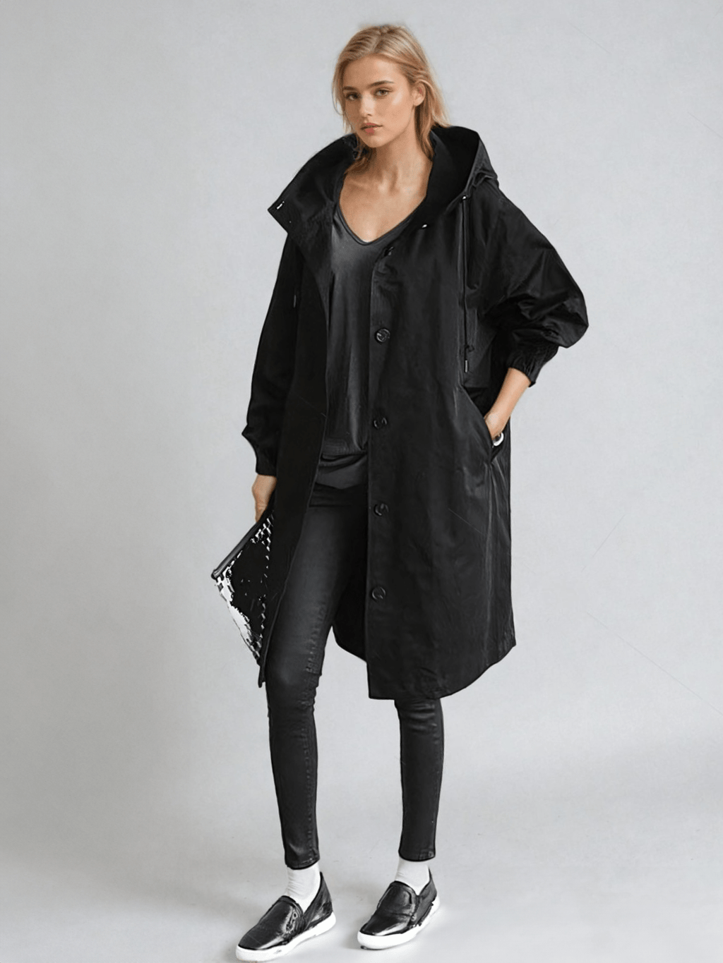 GR | Water-repellent trench coat