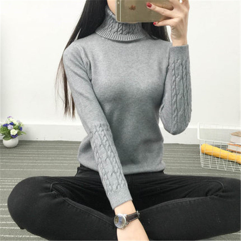GR - Elegant Chic Strickpullover mit Zopfmuster