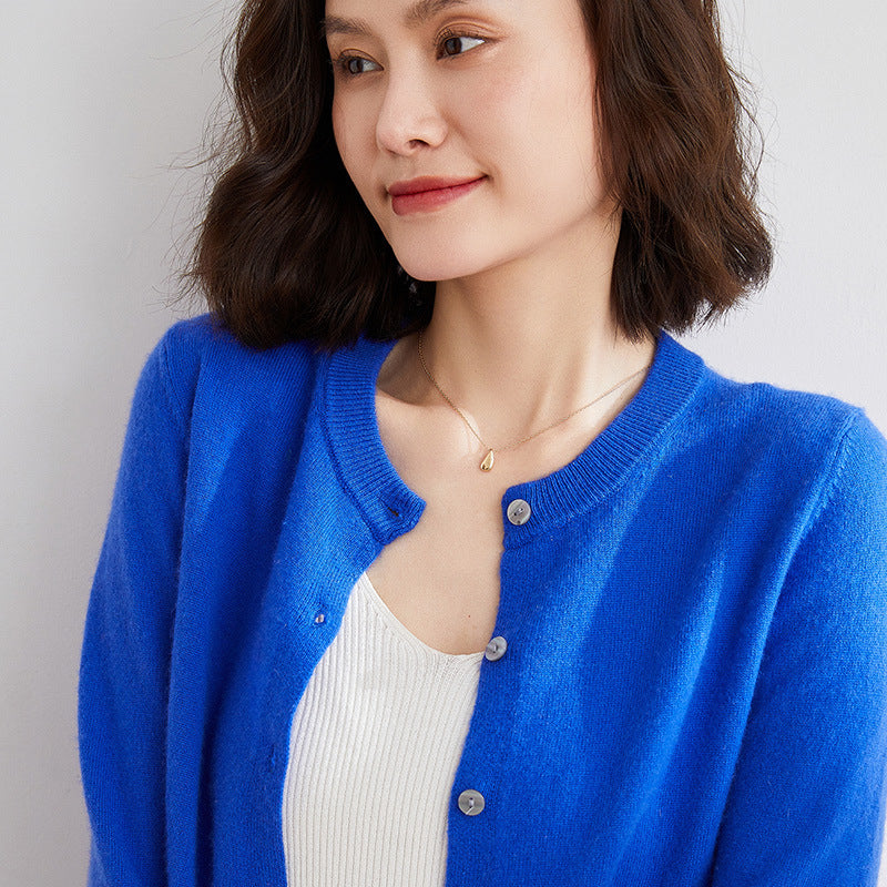 GR | Kuschelige Strickjacke mit feinem Muster