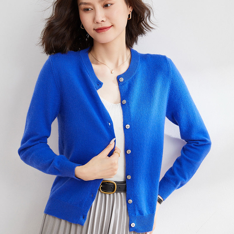 GR | Kuschelige Strickjacke mit feinem Muster