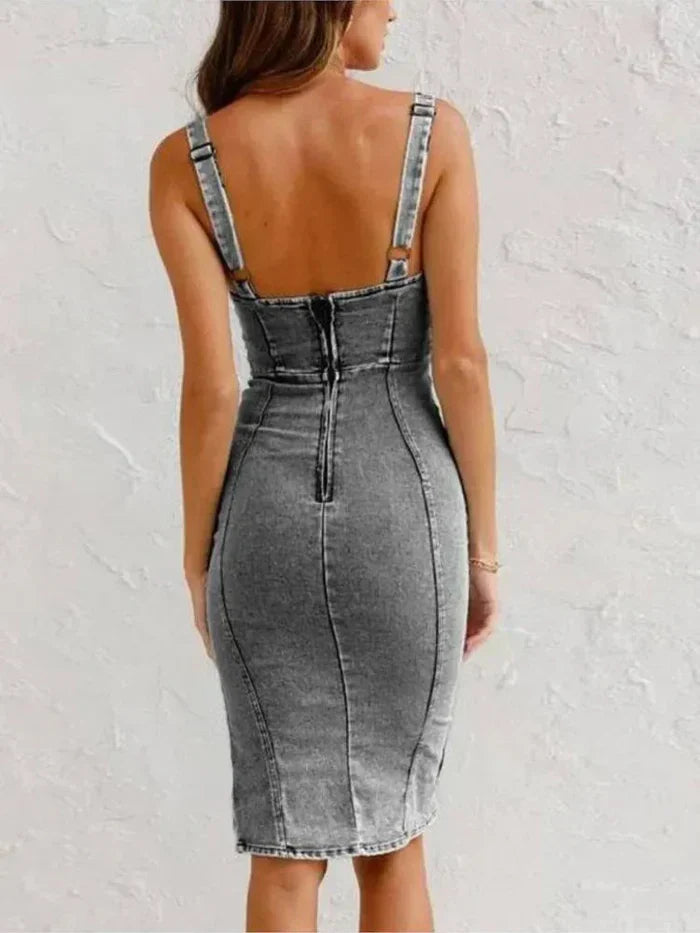 Denim dress
