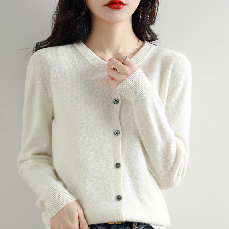 GR | Kuschelige Strickjacke mit feinem Muster