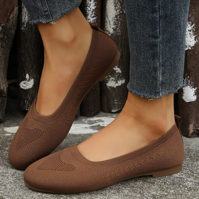 GR | Comfortable, flat women's slip-on shoes