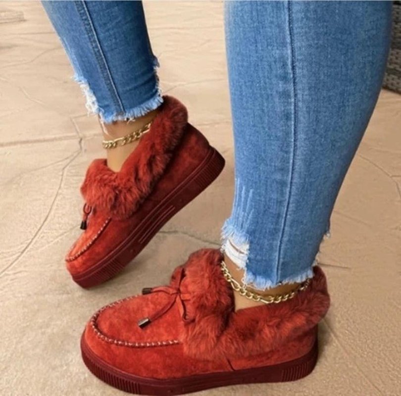 GR | Warm slippers with fur for winter