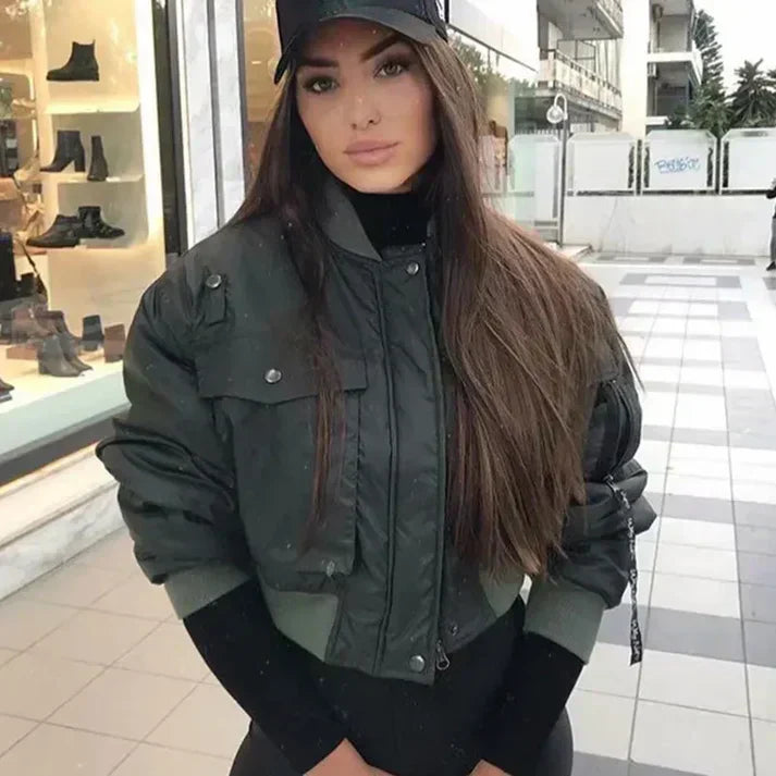 GR | versatile women's bomber jacket