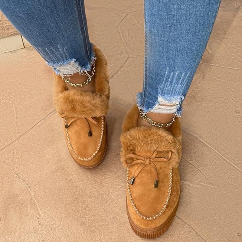 GR | Warm slippers with fur for winter