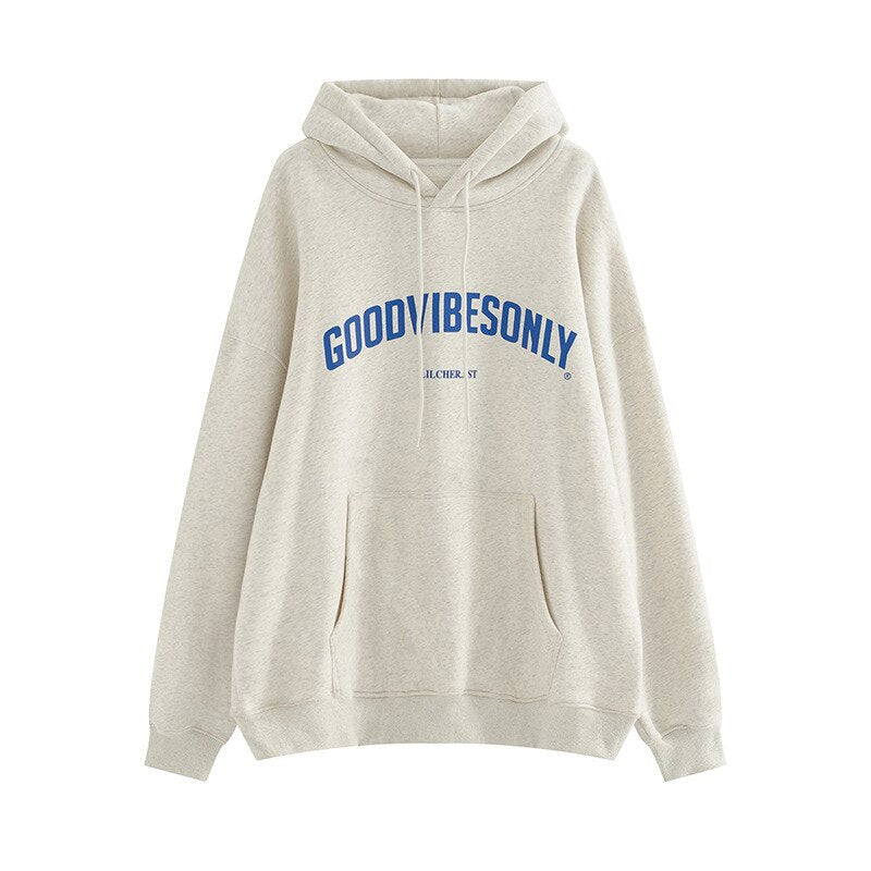 GR | Hoodie Bequemes Oversized Sweatshirt für Damen