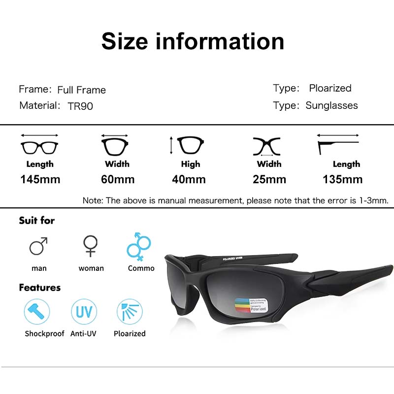 GR | Adventure Pro Polarized Motorcycle Sunglasses for Clear Vision