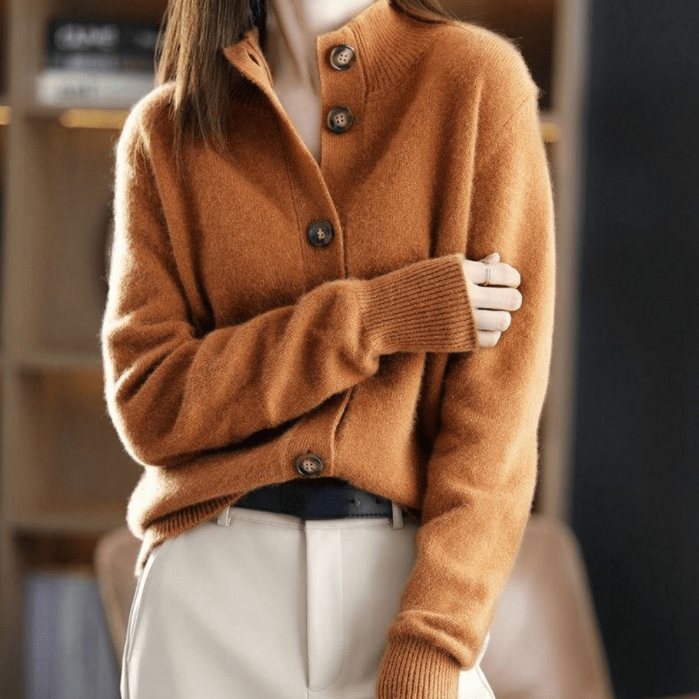 GR | Stylischer Cashmere Strickjacke Für Frauen