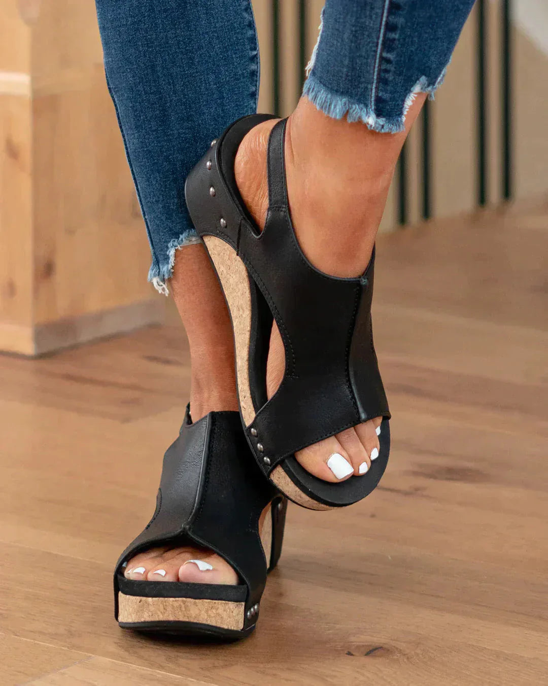 GR | Sandals with a medium heel