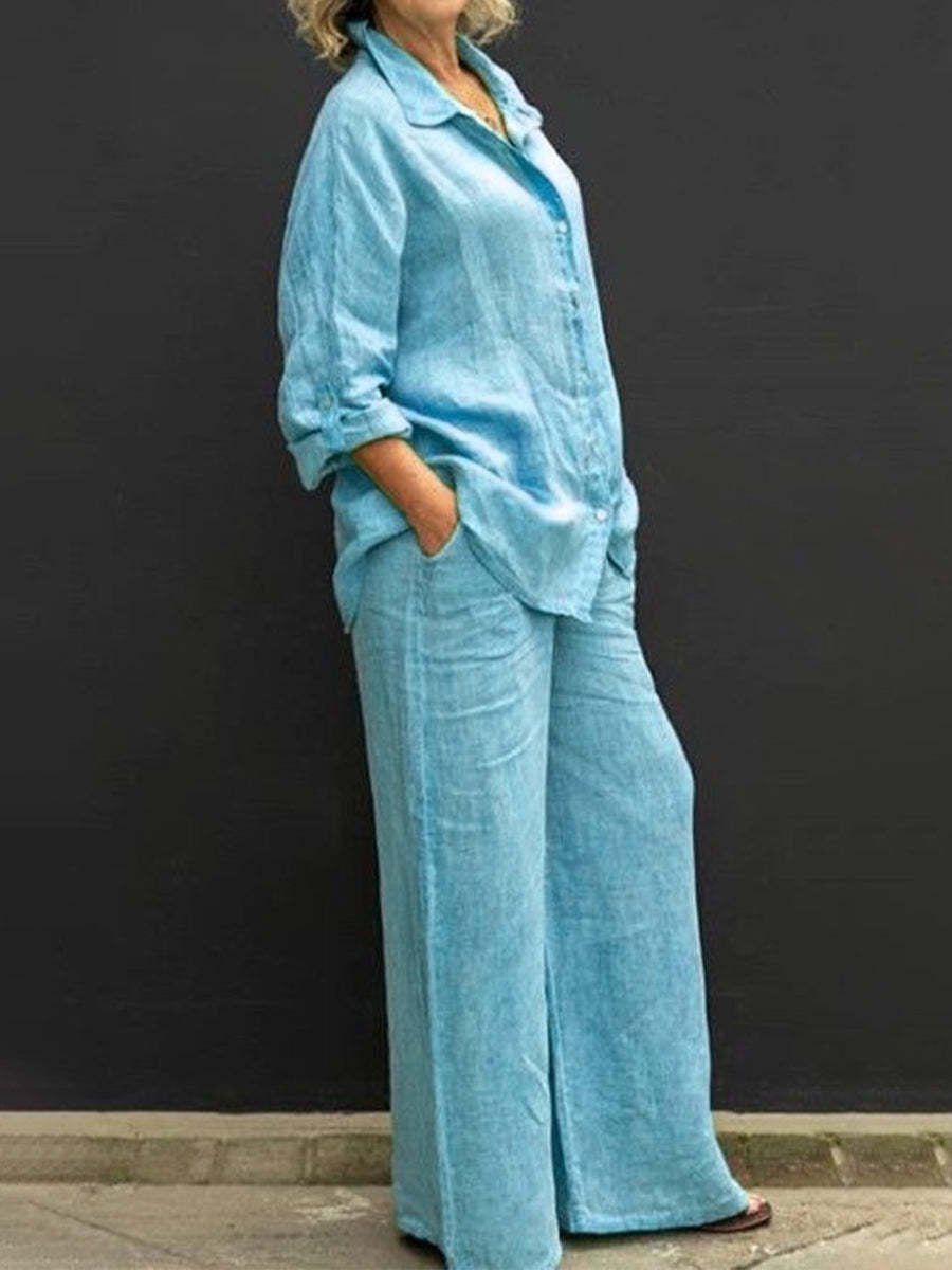 GR | Women's suit made of cotton and linen