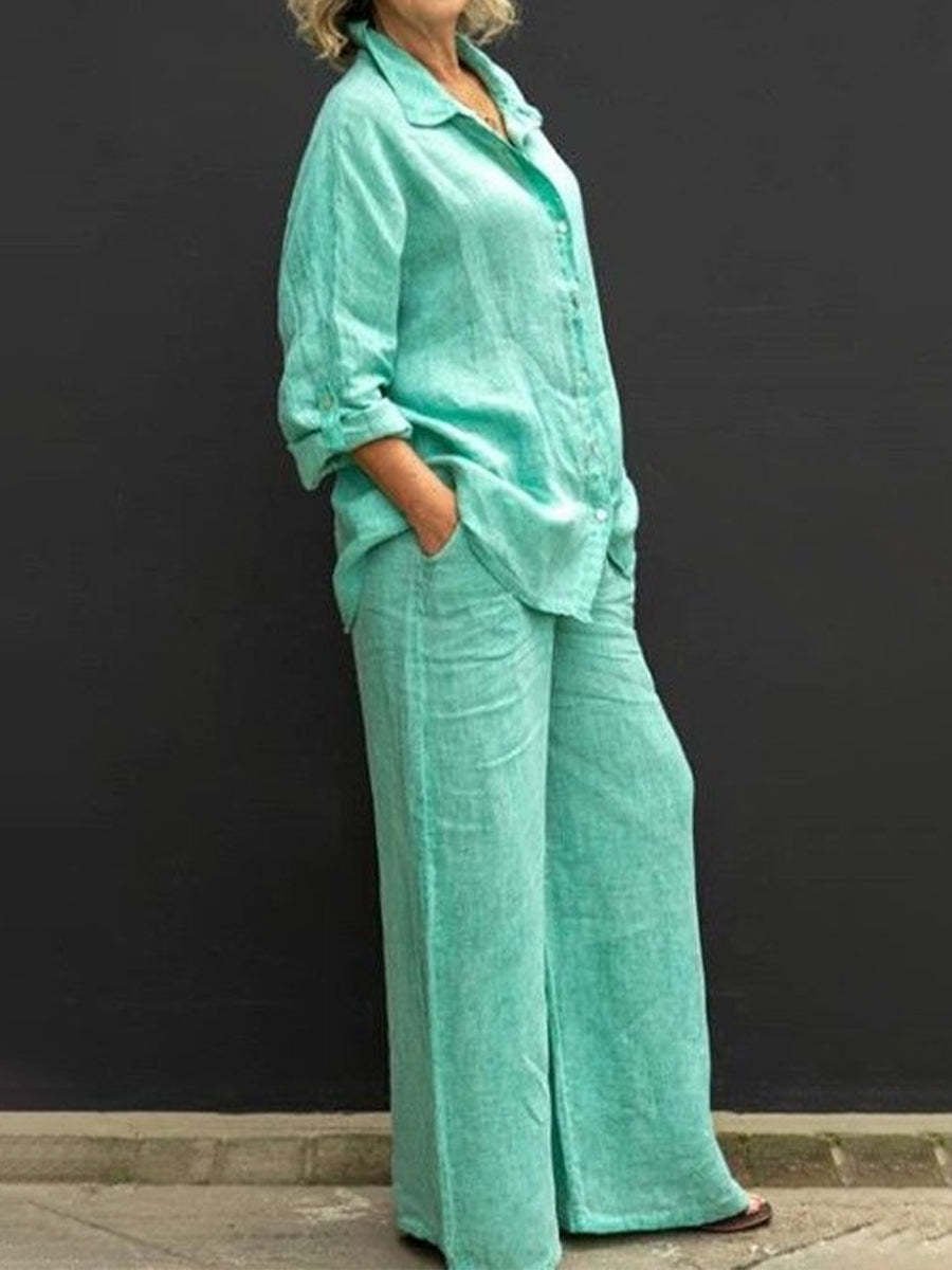 GR | Women's suit made of cotton and linen