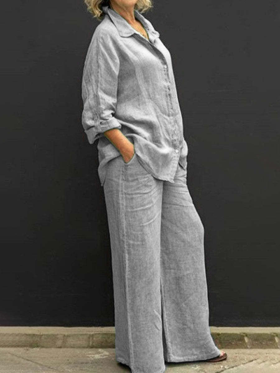 GR | Women's suit made of cotton and linen