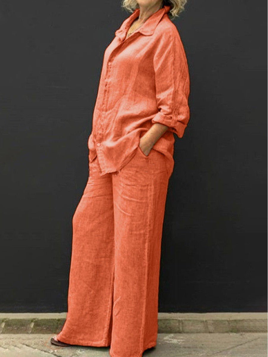 GR | Women's suit made of cotton and linen