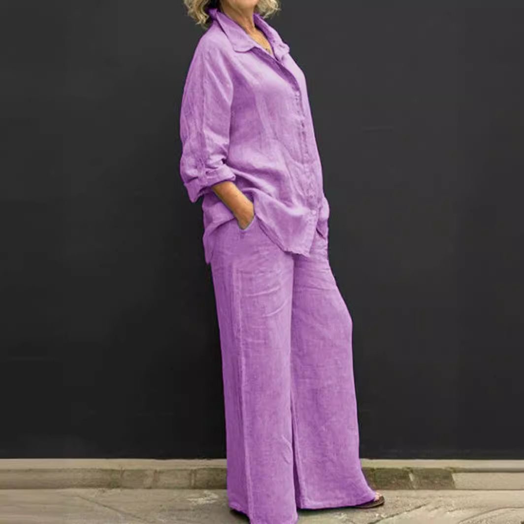 GR | Women's suit made of cotton and linen