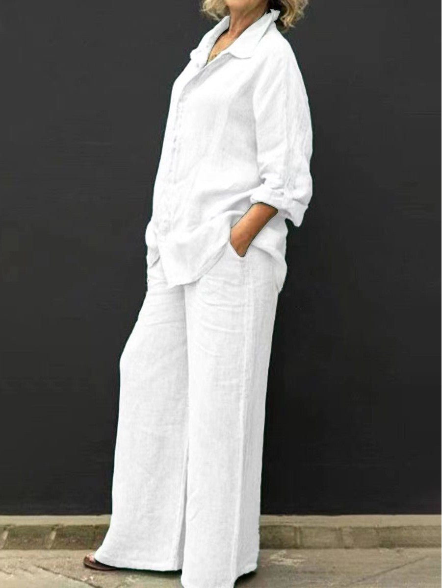 GR | Women's suit made of cotton and linen