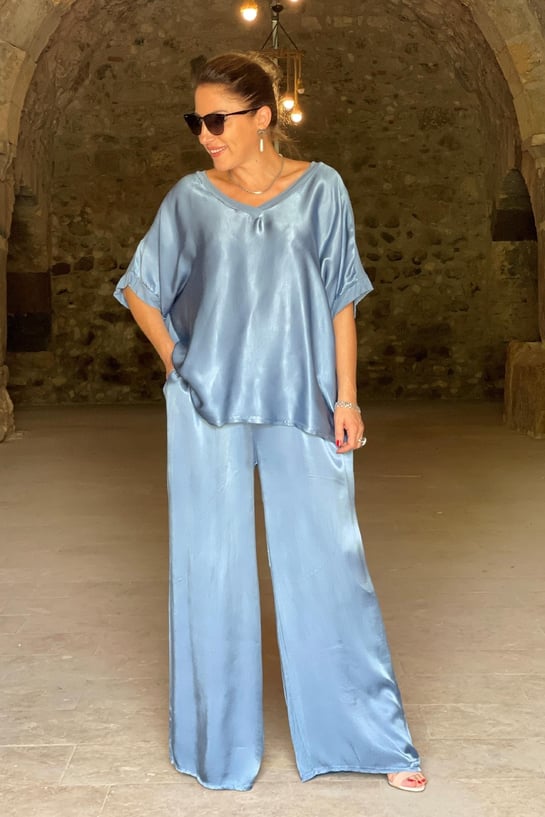 GR | V-neck 2-piece set