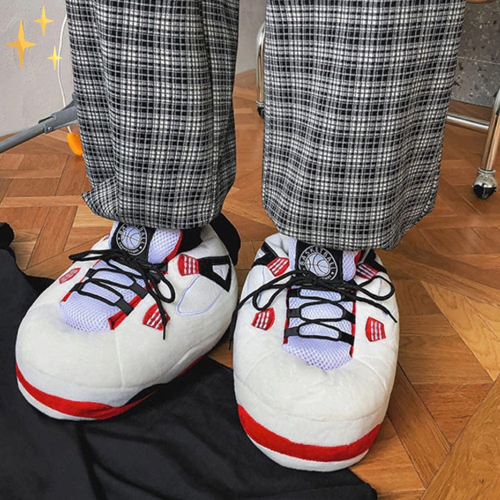 GR | Sneaker slippers in trendy colors with non-slip surface for comfortable comfort at home
