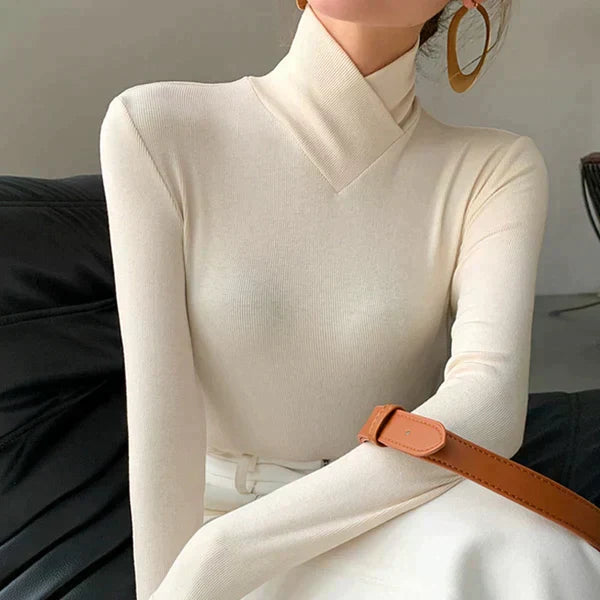 GR | Eleganter Pullover Mit Rollkragen