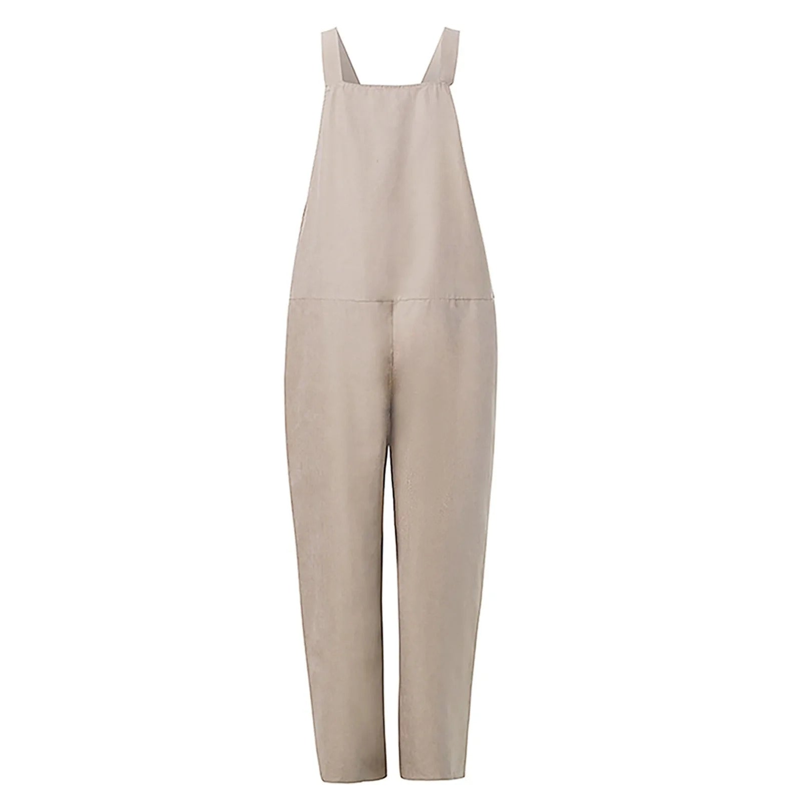Jumpsuit made of loosely bound polyester and elastane