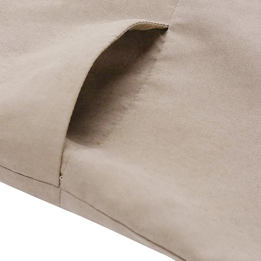 Jumpsuit made of loosely bound polyester and elastane