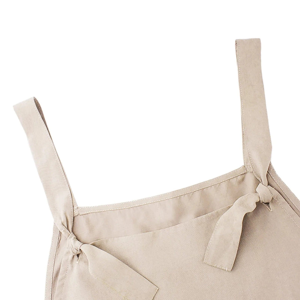 Jumpsuit made of loosely bound polyester and elastane