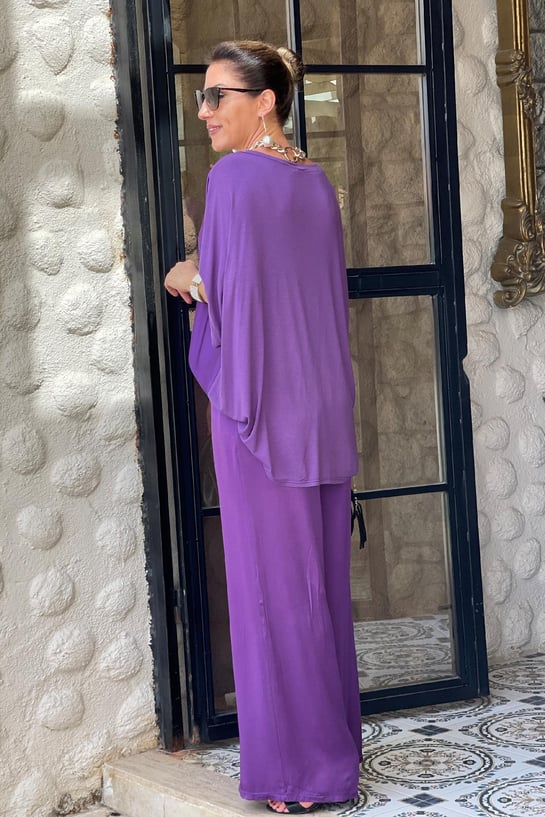 GR | V-neck 2-piece set