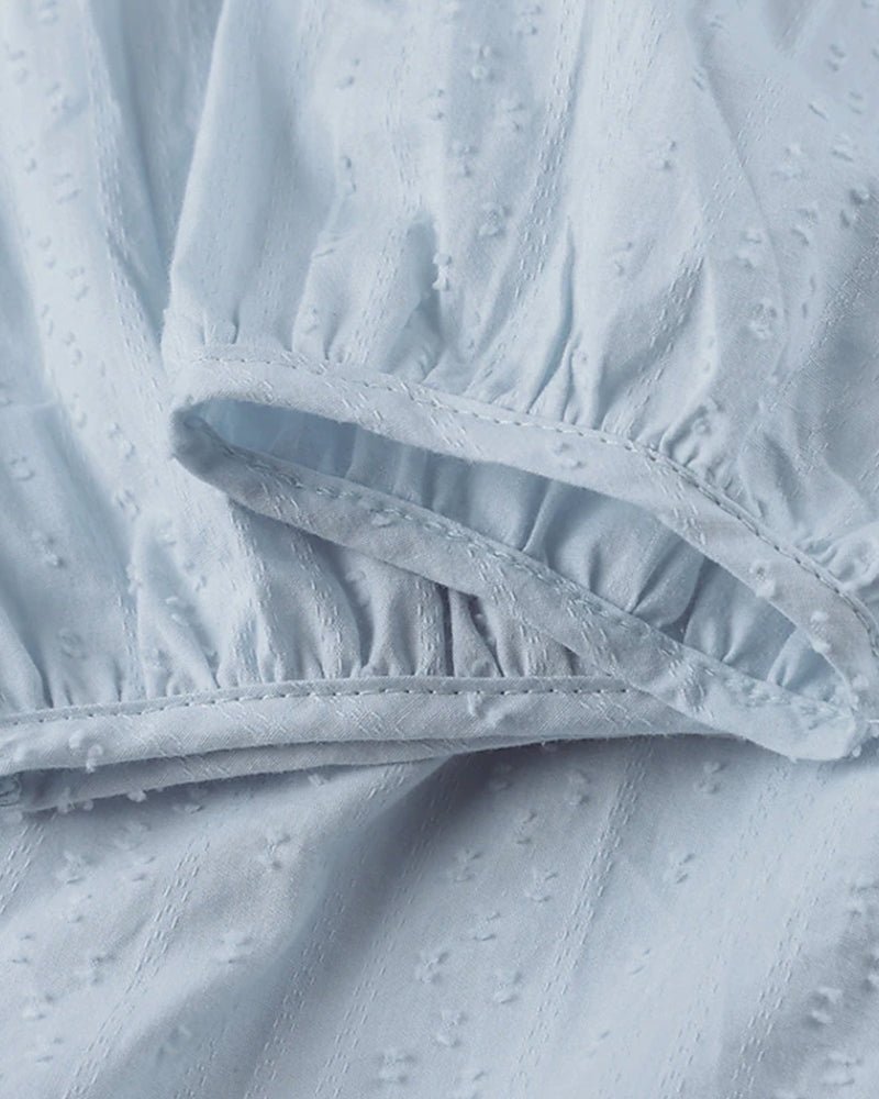 GR | Entspannendes Boho Hemdblusenkleid mit V-Ausschnitt für Damen