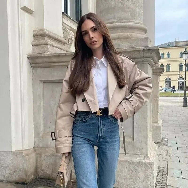 GR | Cropped spring/summer jacket