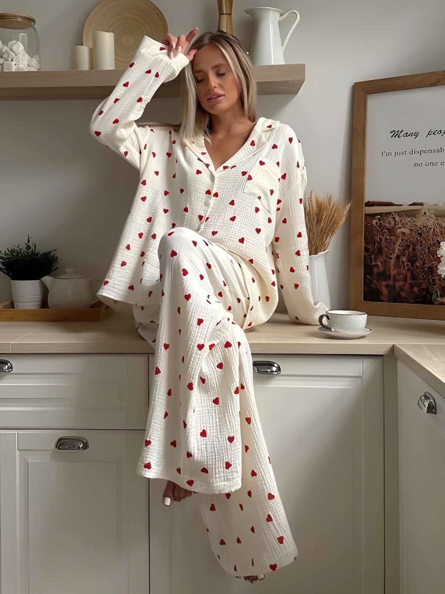 GR | The Aesthetic Heart Pyjama Set