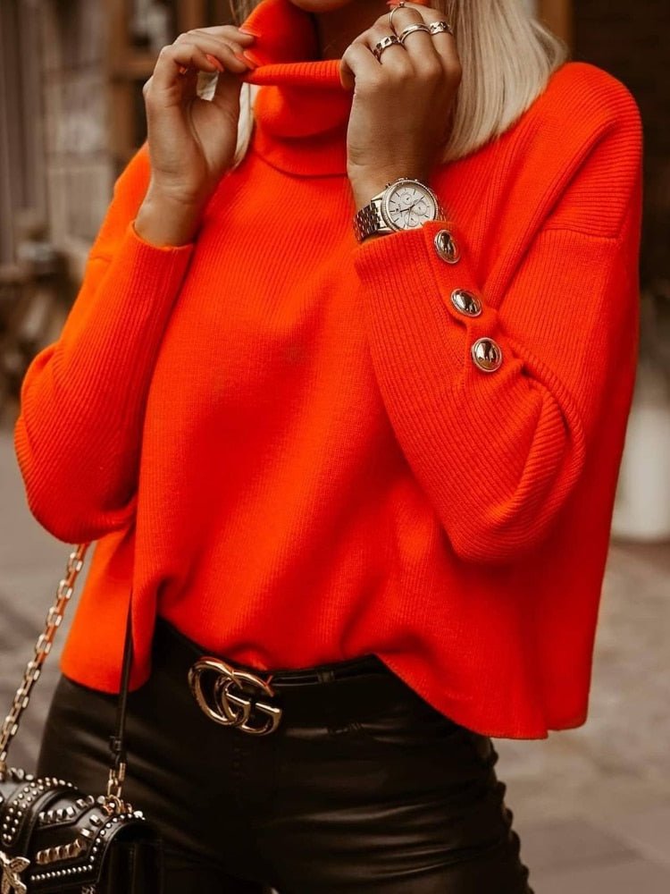 GR | Eleganter Rollkragenpullover für Damen