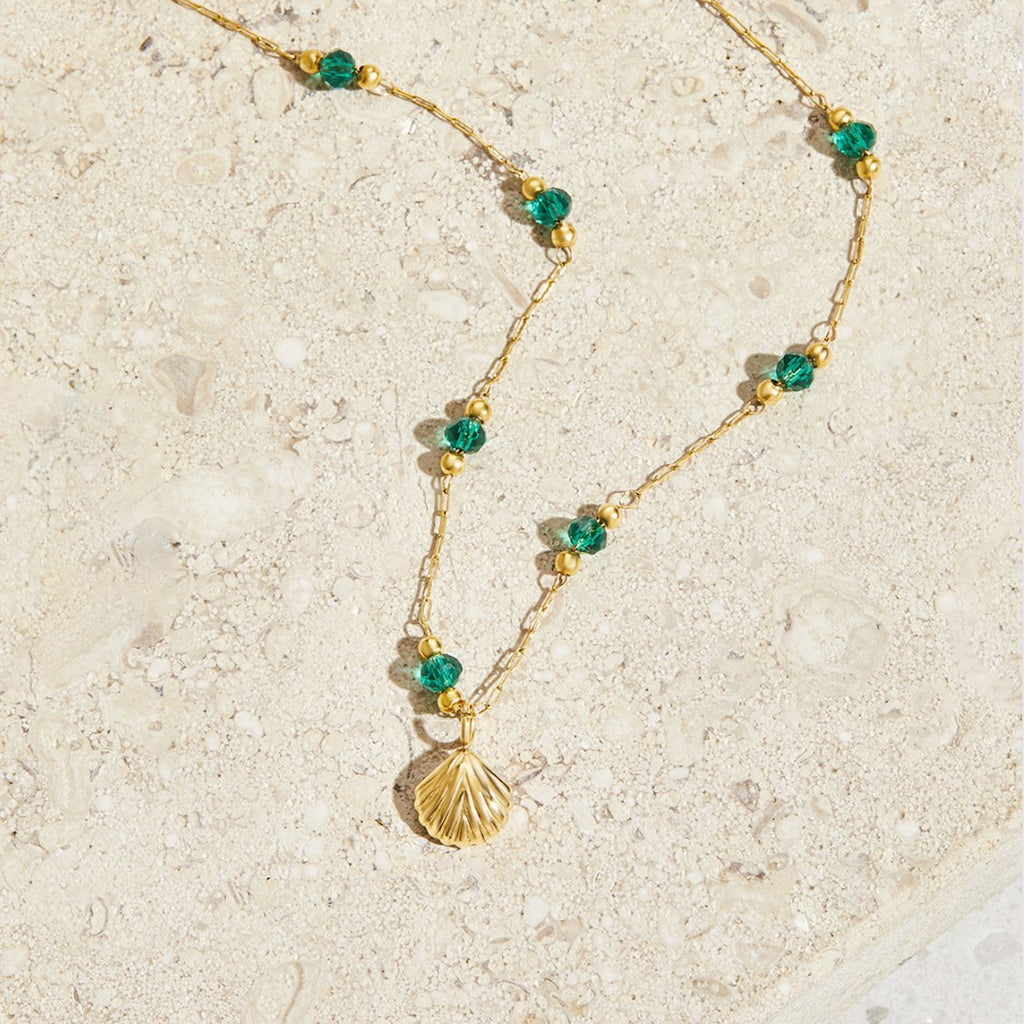 GR | Gold-plated layered necklace for women
