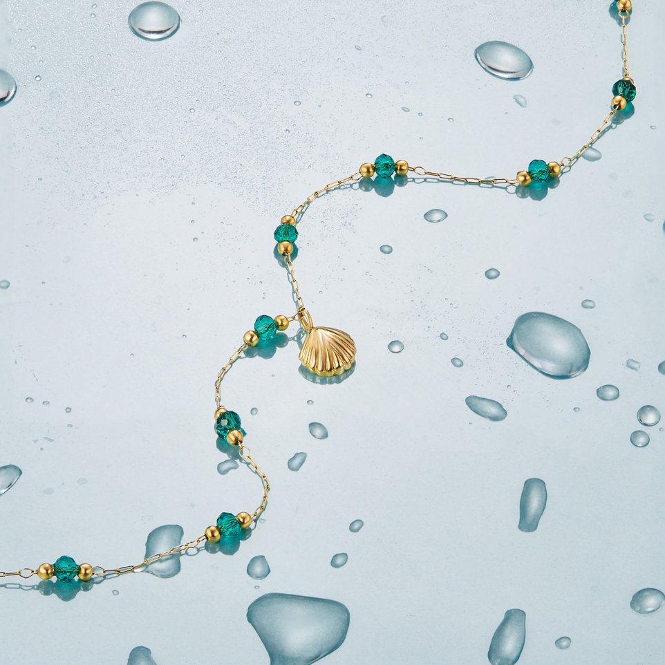 GR | Gold-plated layered necklace for women