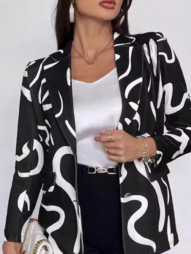 GR | Stylish women's blazers with print