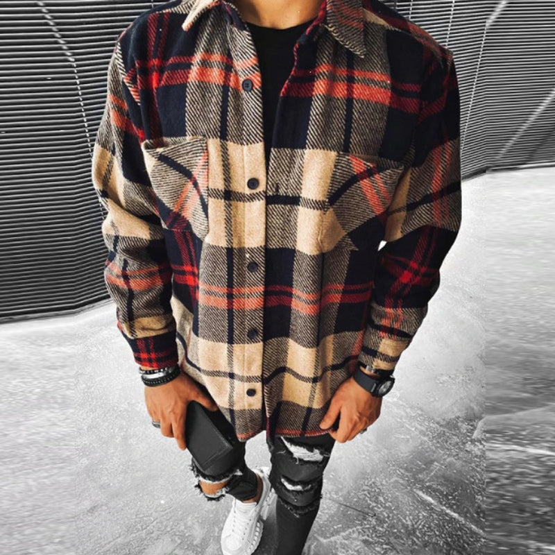 The stylish designer coat