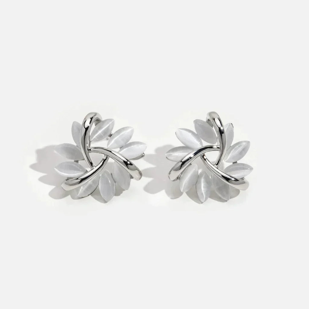 GR | Gold with Opal Flowers