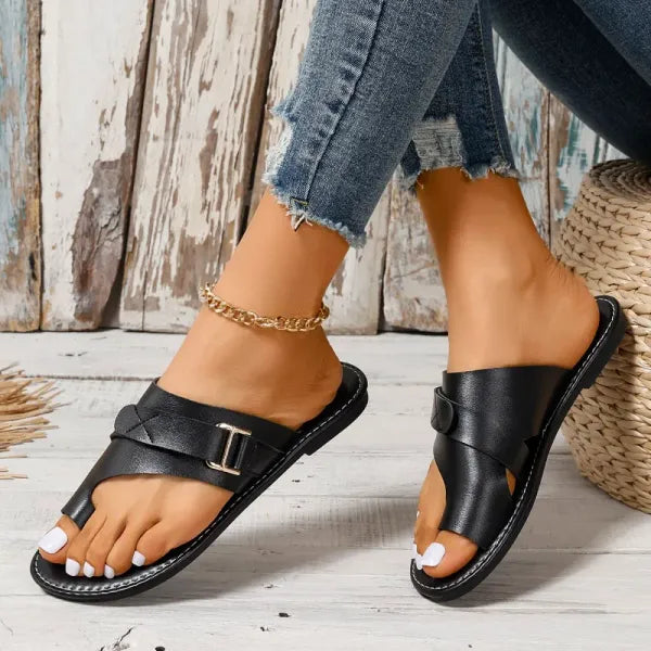 GR | Comfortable leather women's sandals 